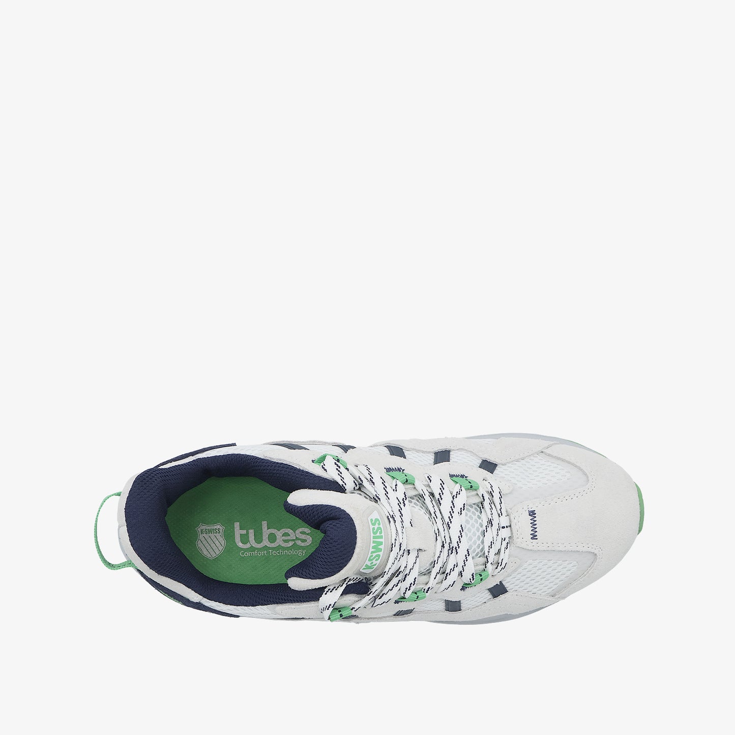 Tubes Lite RMX Men's Shoes - Blanc Naval Academy Vibrant Green