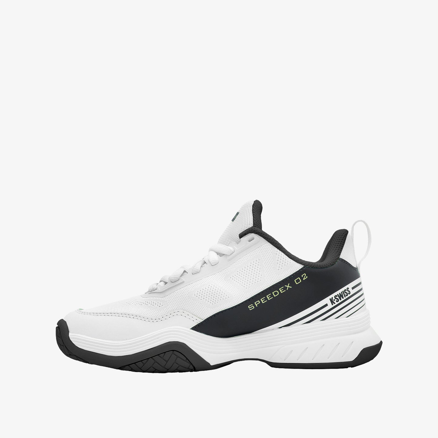 Speedex 2 Men's Shoes - White/Black/Soft Neon Green