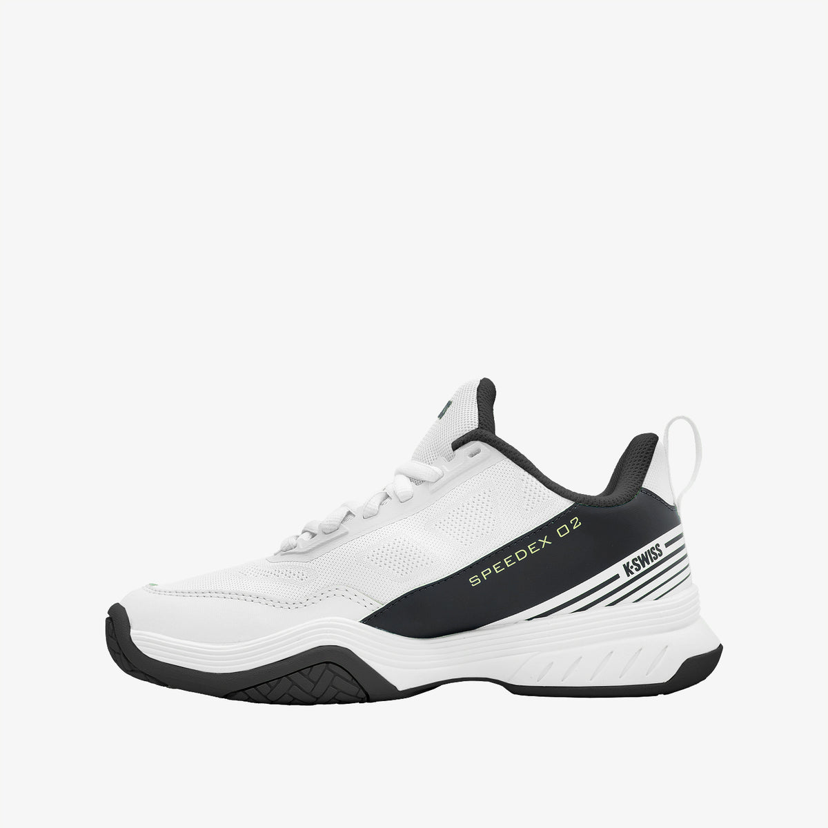 Speedex 2 Men's Shoes - White/Black/Soft Neon Green