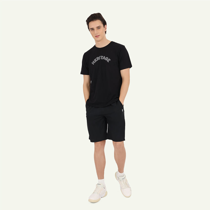 24SS Heritage Tee Men's Apparel - Black