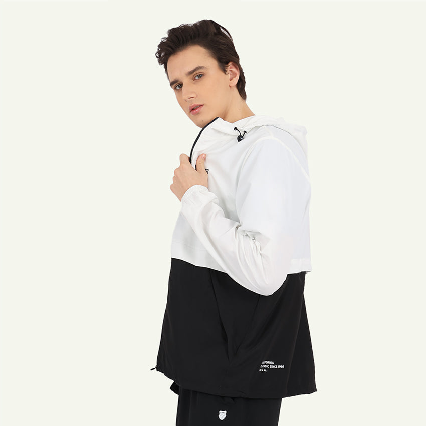 24SS UV Plus Jacket Men's Apparel - White/Black