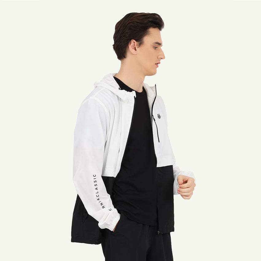 24SS UV Plus Jacket Men's Apparel - White/Black