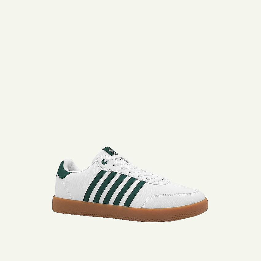 BLVD Men's Shoes - White/Green/Brown