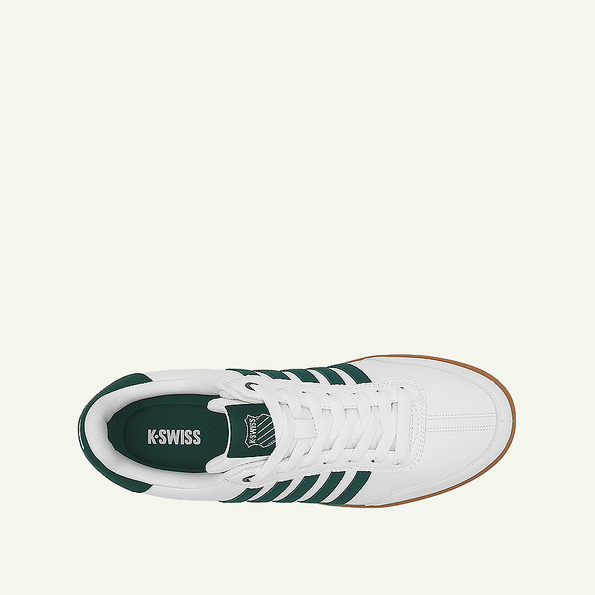 BLVD Men's Shoes - White/Green/Brown