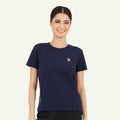 24SS Shield Logo Tee Women's Apparel - Dress Blue