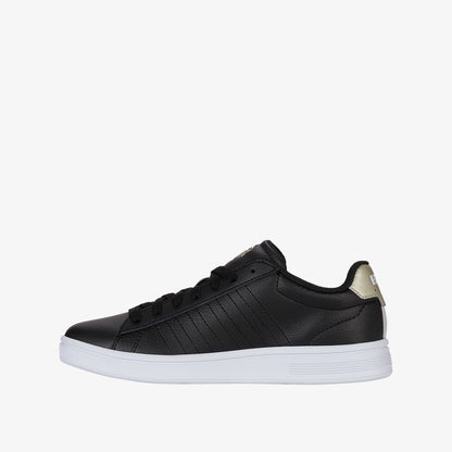 Court Shield II Women's Shoes - Black/Champagne/White