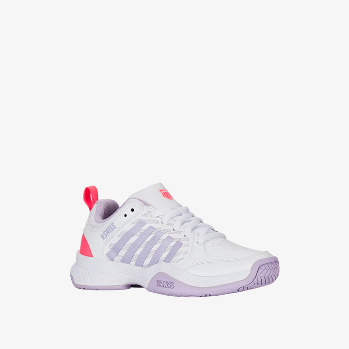 Court Express 2 Women's Shoes - White/Orchid Petal/Neon Blaze