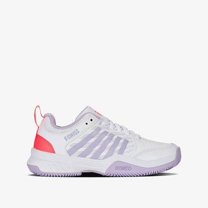 Court Express 2 Clay Women's Shoes - White/Orchid Petal/Neon Blaze