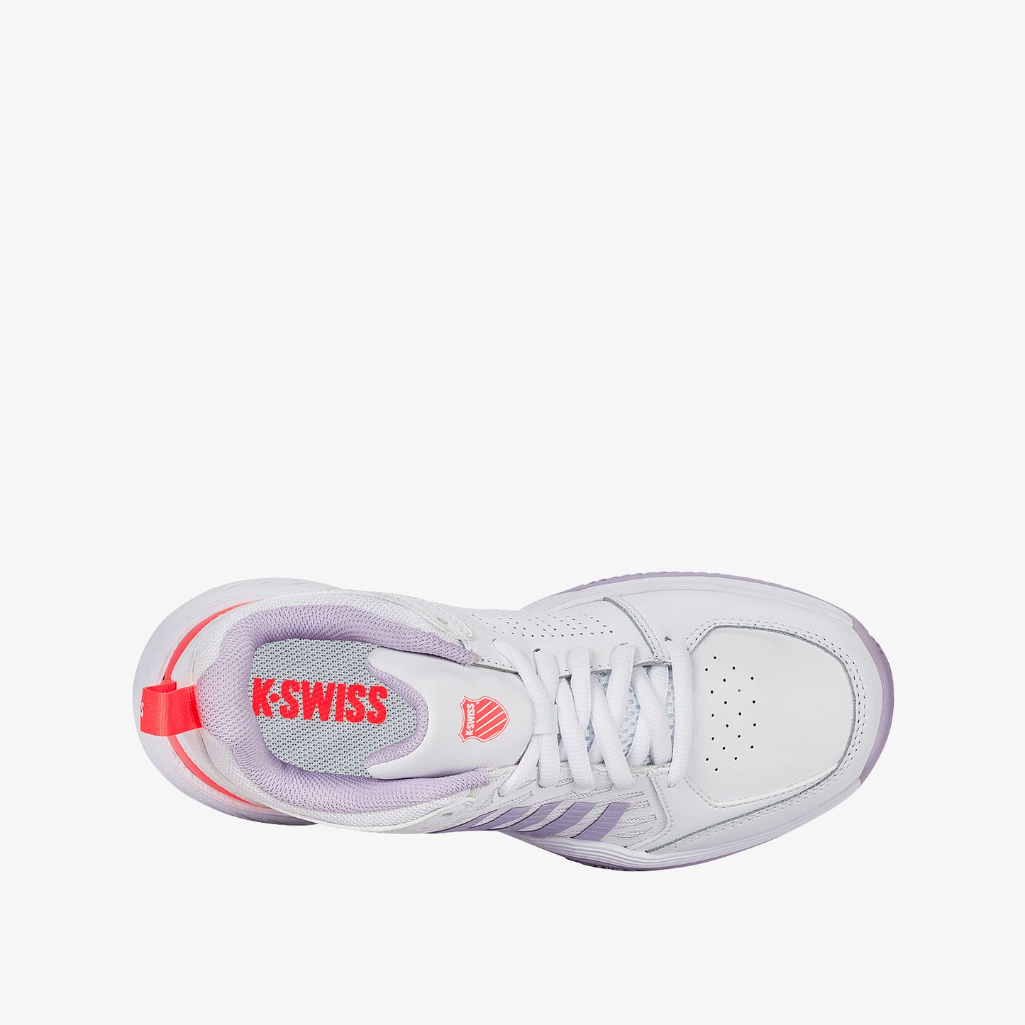 Court Express 2 Clay Women's Shoes - White/Orchid Petal/Neon Blaze