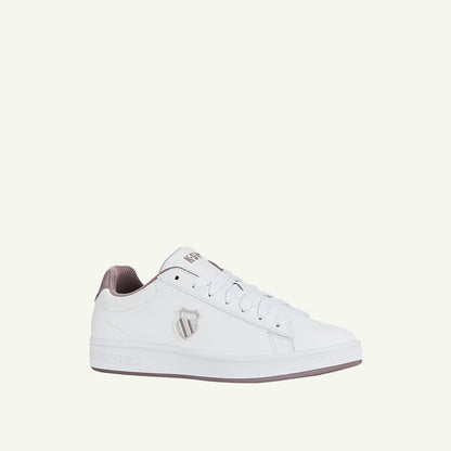 Court Shield Women's Shoes - White/Gray Violet/Purple Dove