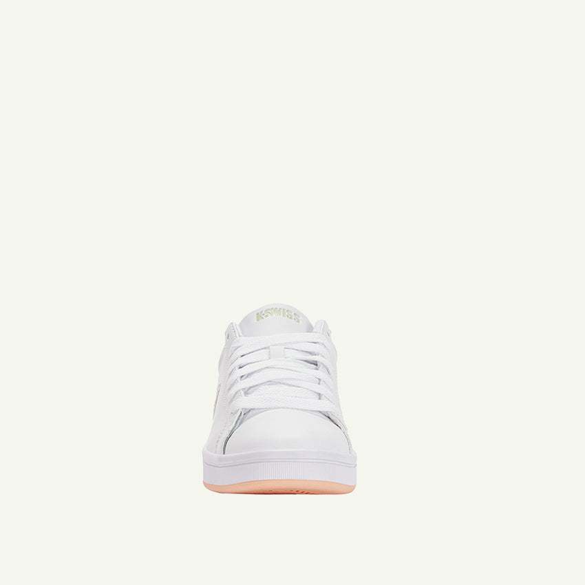 Court Shield Women's Shoes - White/Almost Apricot/Seafoam Green