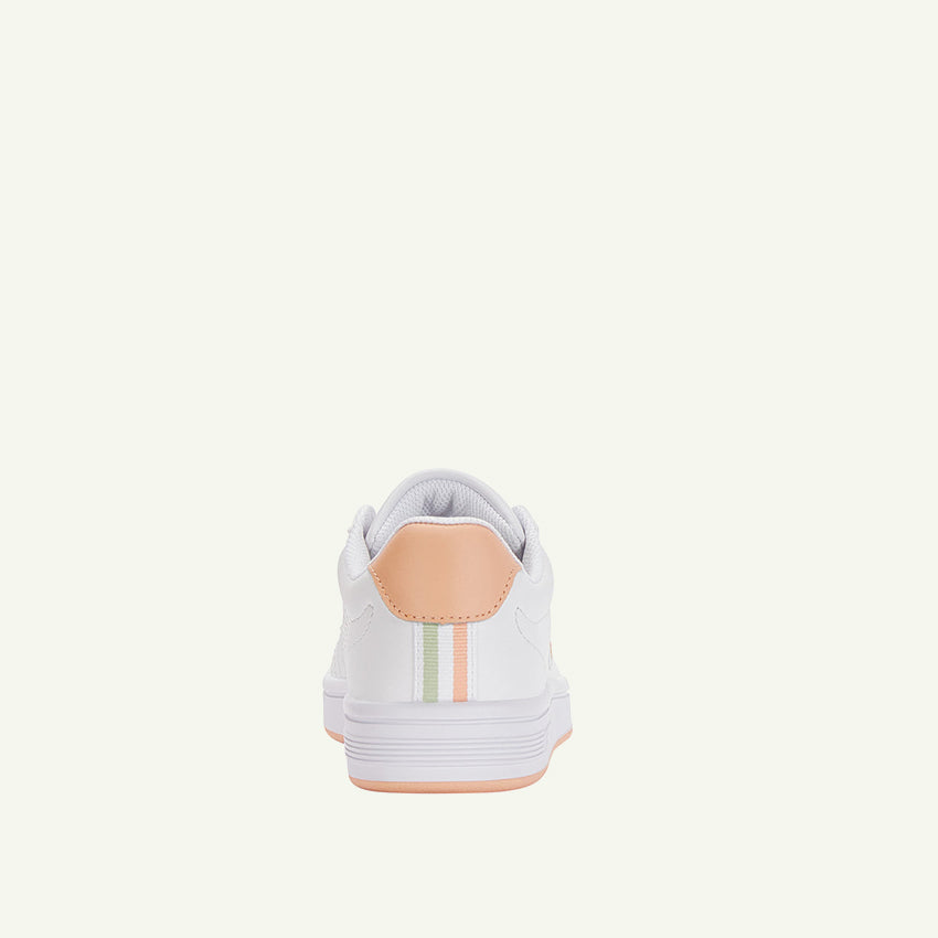 Court Shield Women's Shoes - White/Almost Apricot/Seafoam Green