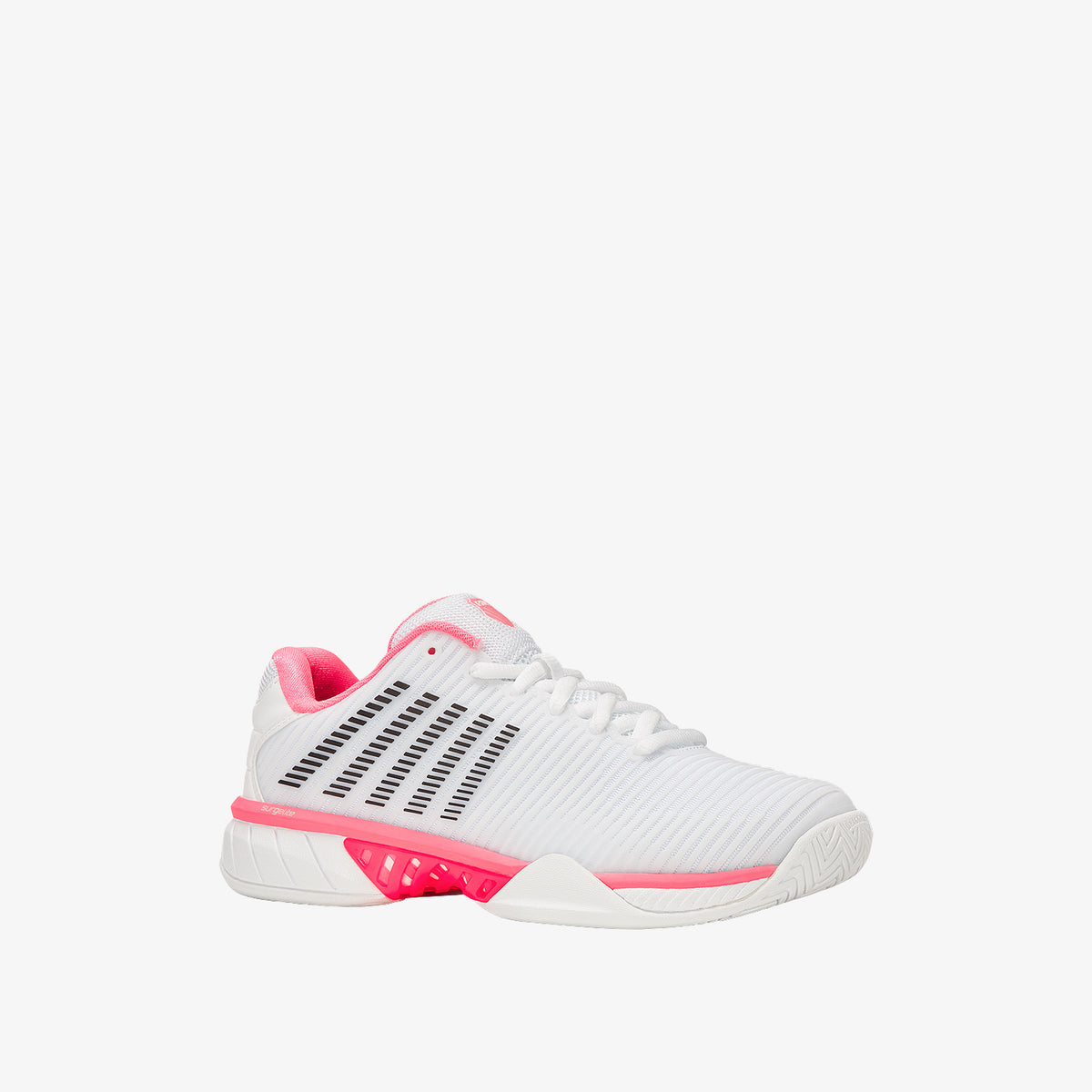 Hypercourt Express 2 Women's Shoes - White/Neon Pastel Pink/Black