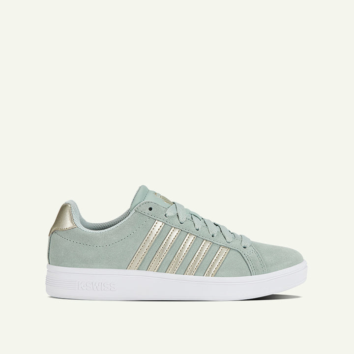 Court Tiebreak SDE Women's Shoes - Frosty Green/Champagne Gold