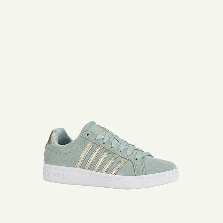 Court Tiebreak SDE Women's Shoes - Frosty Green/Champagne Gold