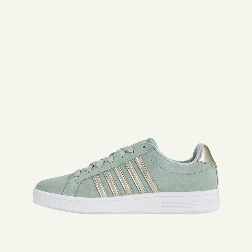 Court Tiebreak SDE Women's Shoes - Frosty Green/Champagne Gold
