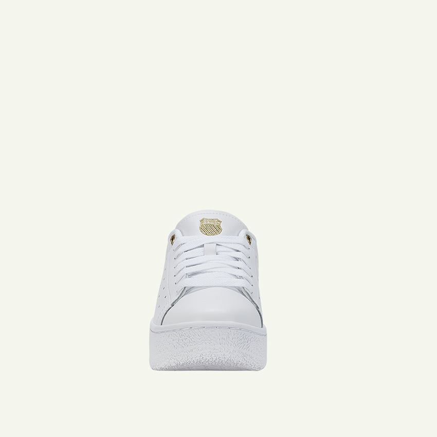 Classic PF Platform Women's Shoes - White/Gold