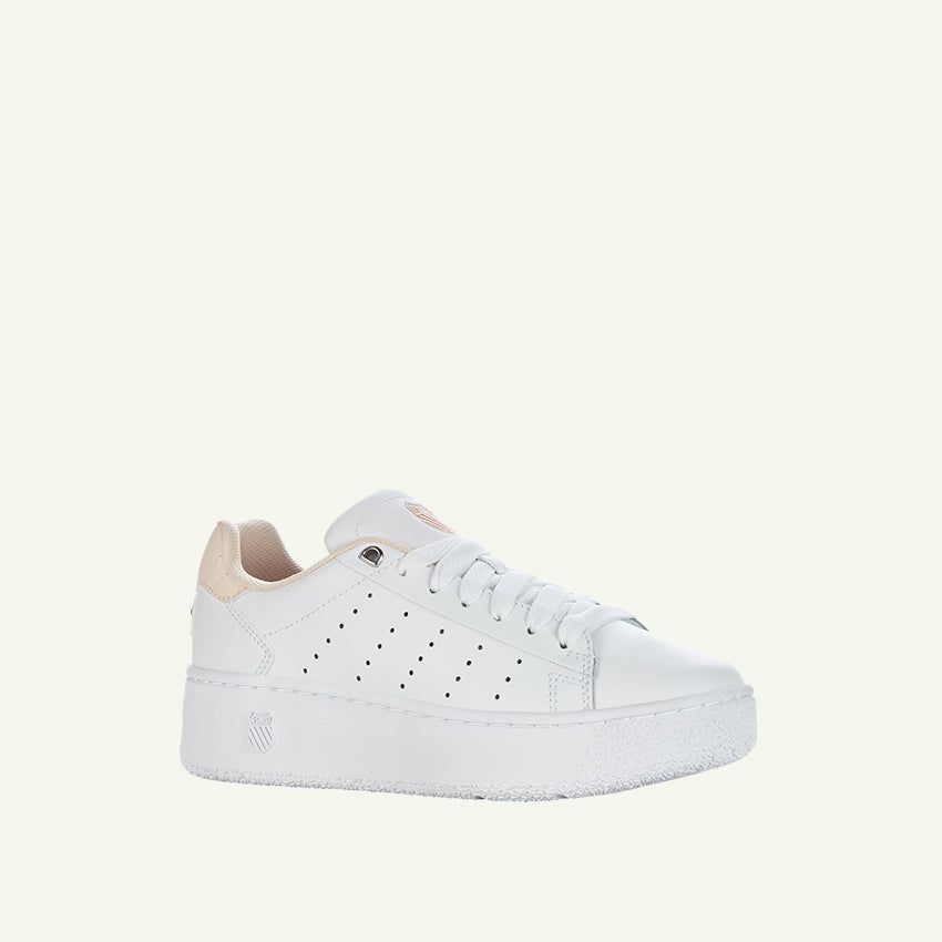 Classic PF Platform Women's Shoes - White/Cream Tan/Pearl