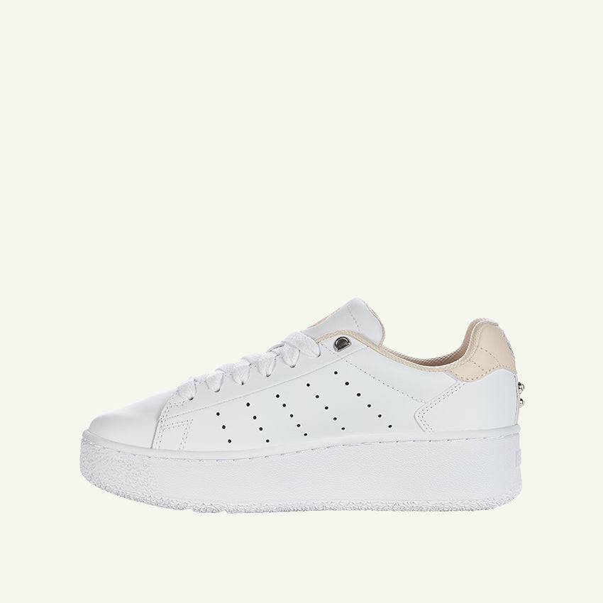 Classic PF Platform Women's Shoes - White/Cream Tan/Pearl