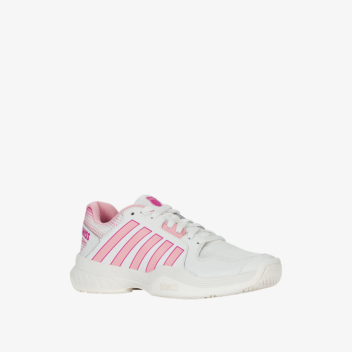 Court Express Pickleball Women's Shoes - Cloud Dancer/Blossom/Raspberry Sorbet