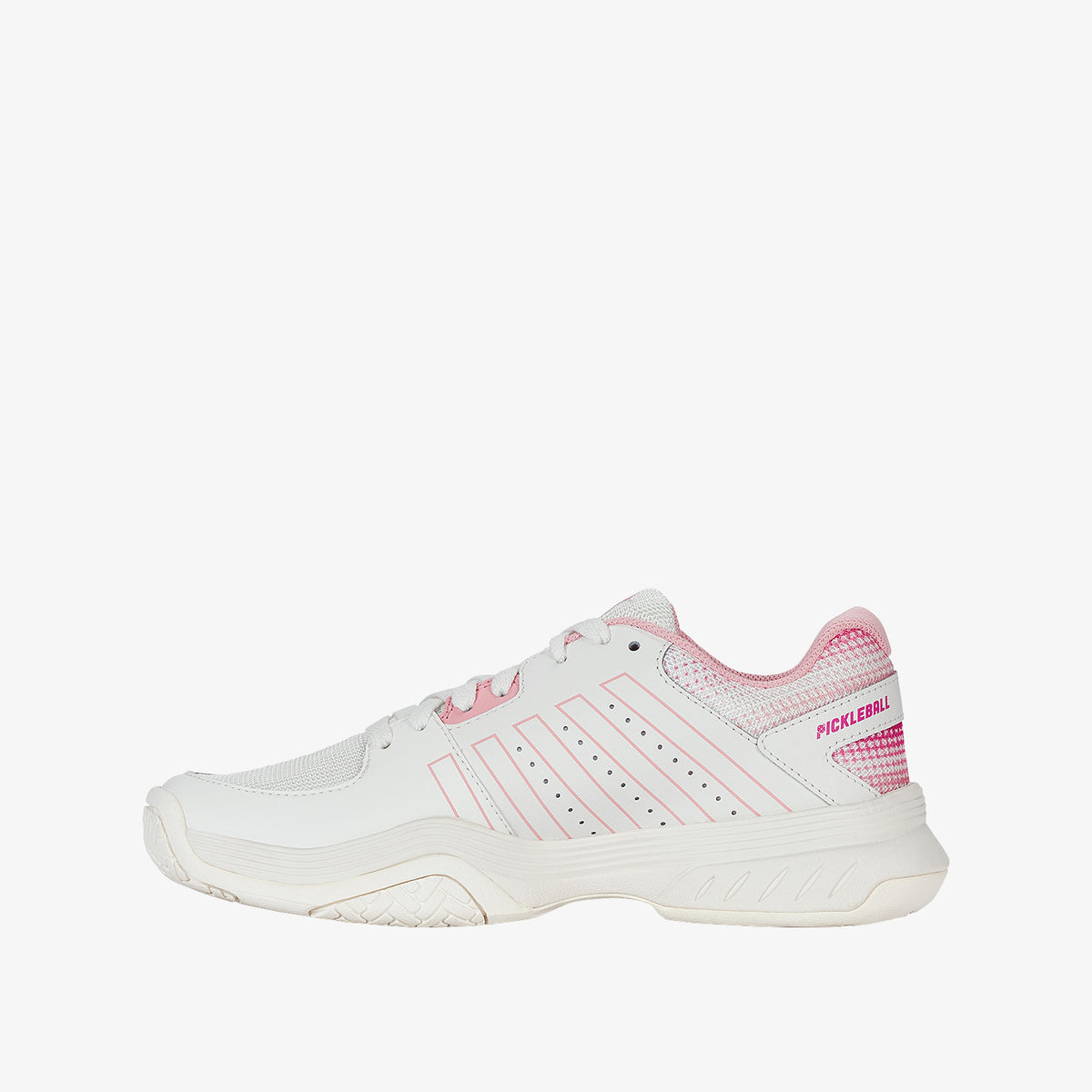Court Express Pickleball Women's Shoes - Cloud Dancer/Blossom/Raspberry Sorbet