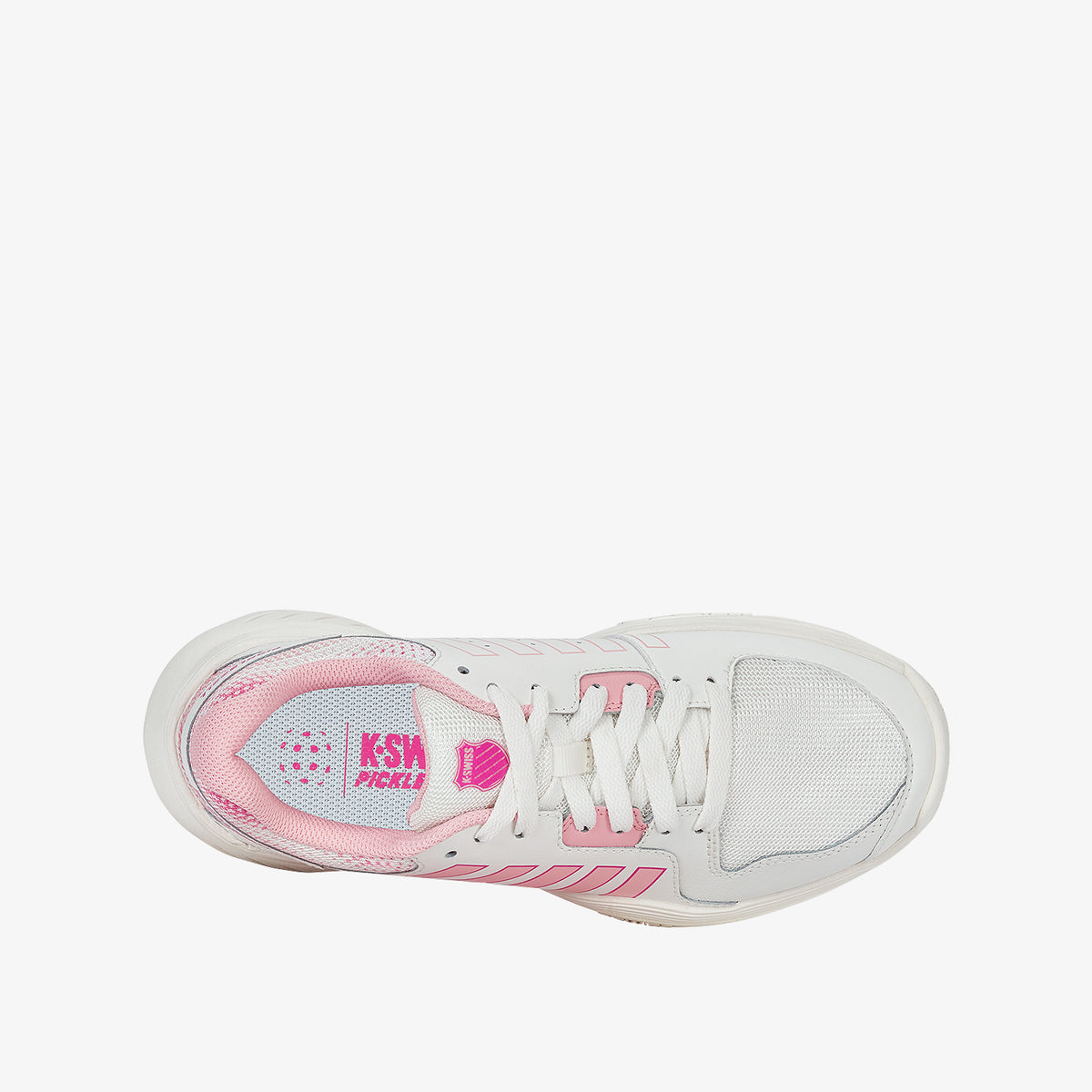 Court Express Pickleball Women's Shoes - Cloud Dancer/Blossom/Raspberry Sorbet