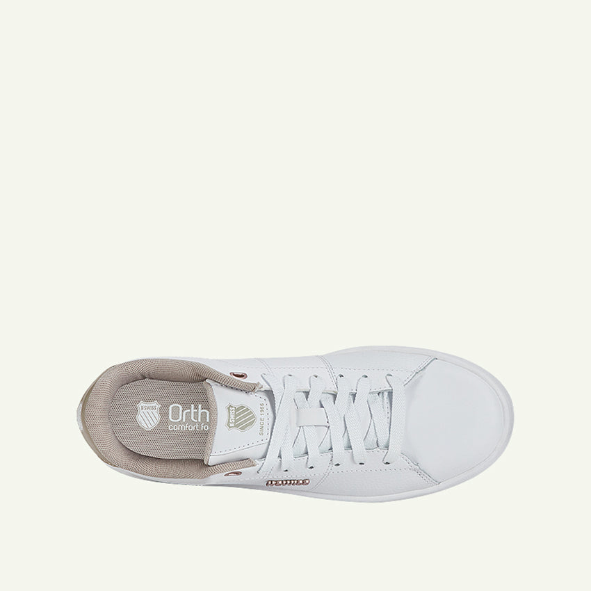 Court Cameo II Women's Shoes - White/Simple Taupe/Rose Gold