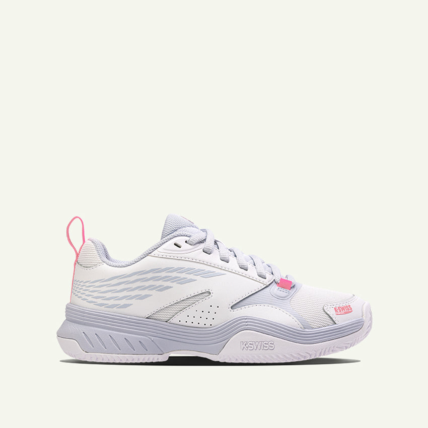 SPEEDEx Padel Women's Shoes - White/Arctic Ice/Neon Pink