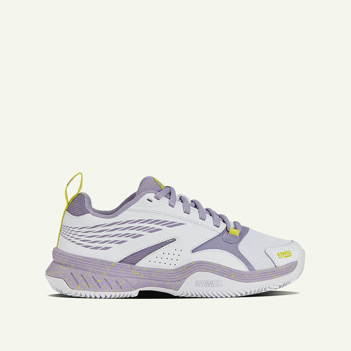 SPEEDEx Padel Women's Shoes - White/Wisteria/Evening Primrose