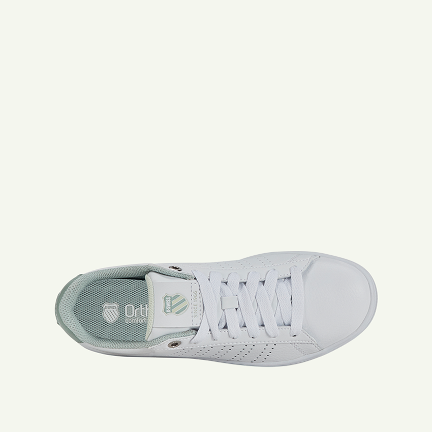 Base Court Women's Shoes - White/Canary Green/Frosty Green