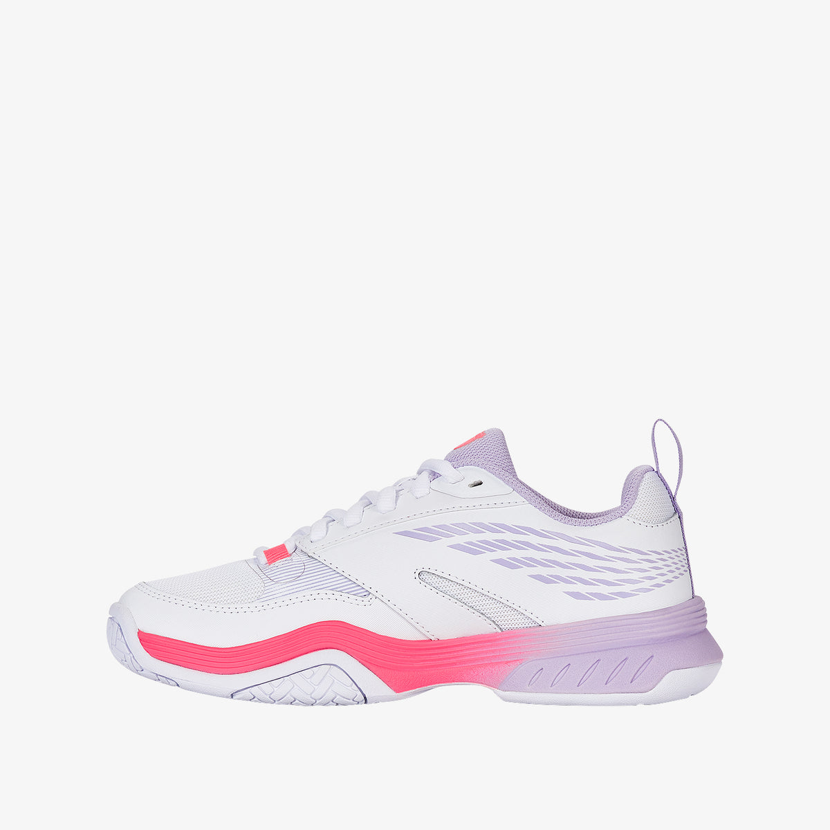 SPEEDEx Padel Women's Shoes - White/Orchid Petal/Neon Blaze