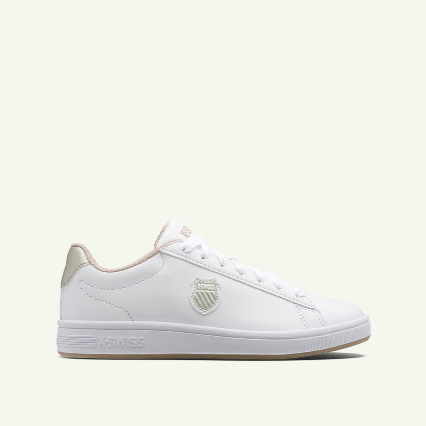 Court Shield Women's Shoes - White/Champagne