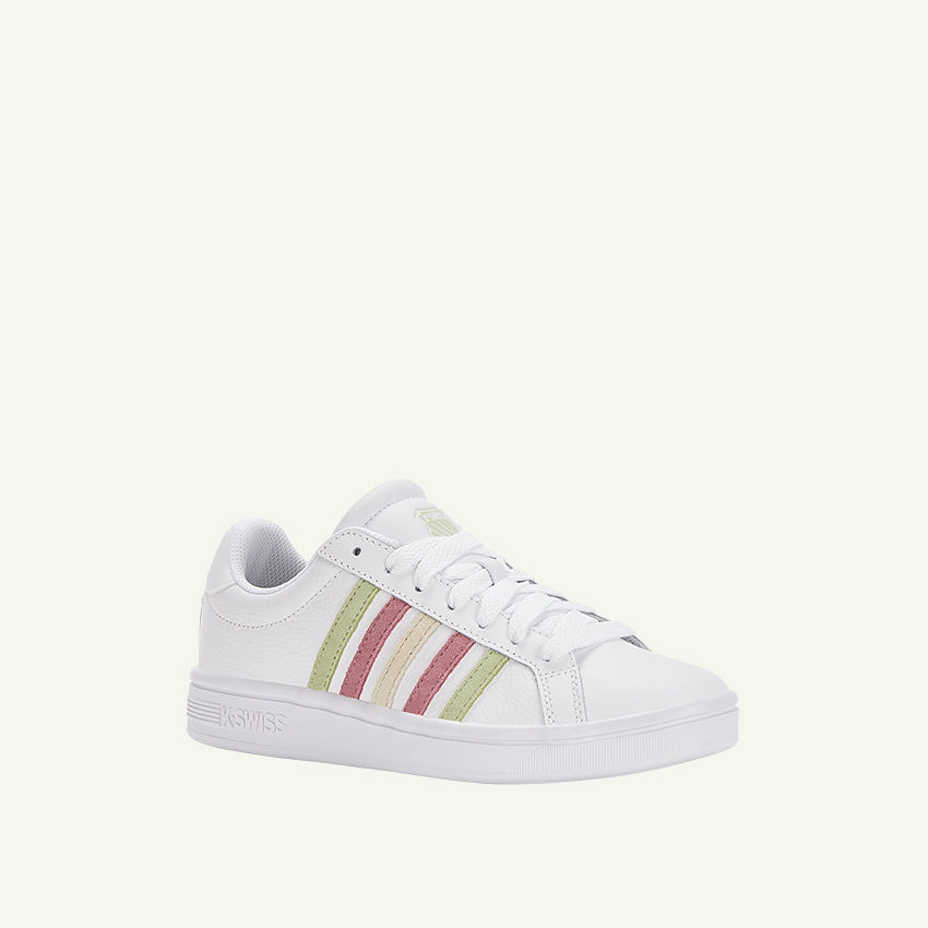Court Tiebreak Women's Shoes - White/Seafoam Green/Foxglove