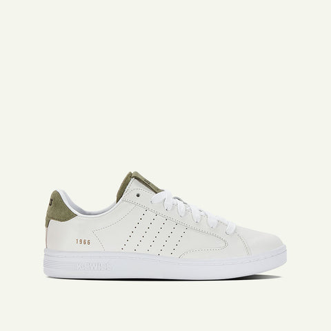 Lozan Klub Leather Men's Shoes - White/White/Deep Lichen